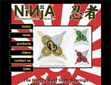 Tablet Screenshot of ninja-skate.com